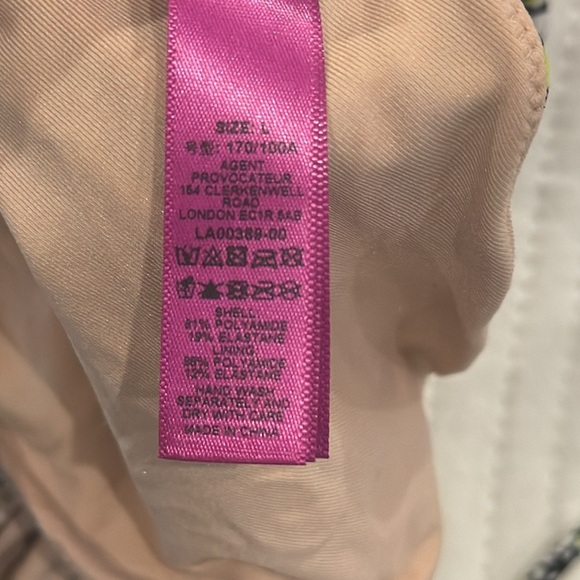 L'Agent by Agent Provocateur Mercades Swimsuit Snake Print Size L - Picture 6 of 7